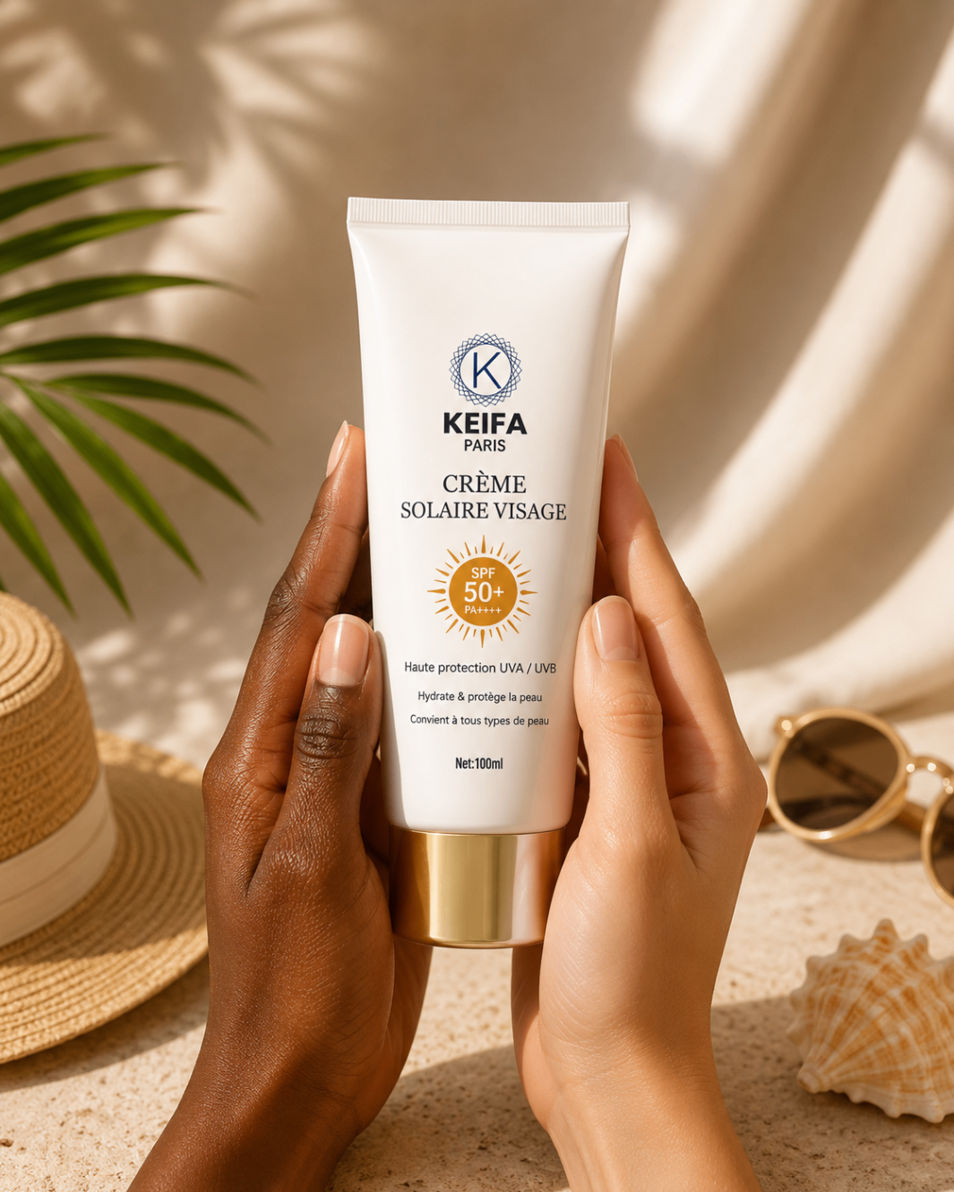 Crème Solaire Visage SPF 50+